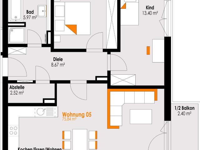 Wohnung zum Kaufen in Füssen 459.000,00 EUR 75.84 m²