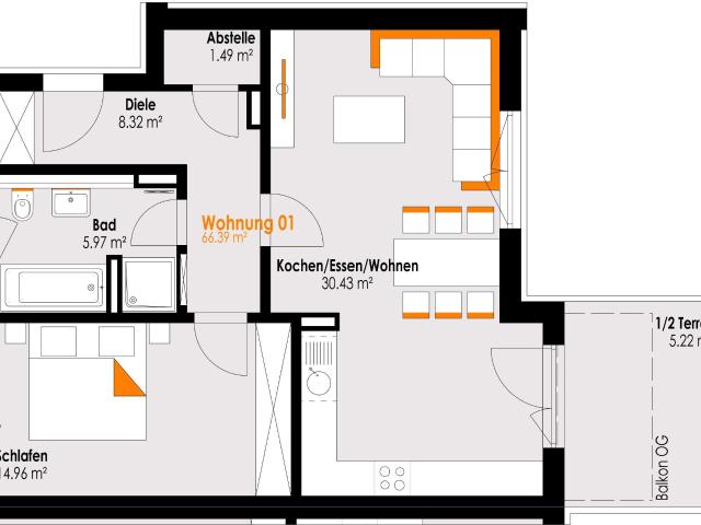 Wohnung zum Kaufen in Füssen 410.000,00 EUR 66.39 m²