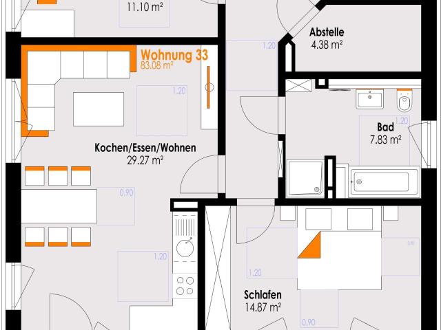 Wohnung zum Kaufen in Füssen 519.000,00 EUR 83.08 m²