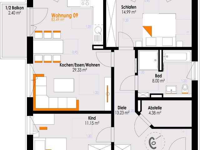 Wohnung zum Kaufen in Füssen 529.000,00 EUR 83.49 m²