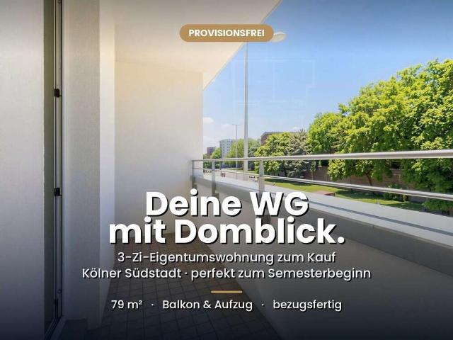 Wohnung zum Kaufen in Köln 449.500,00 EUR 79.15 m²