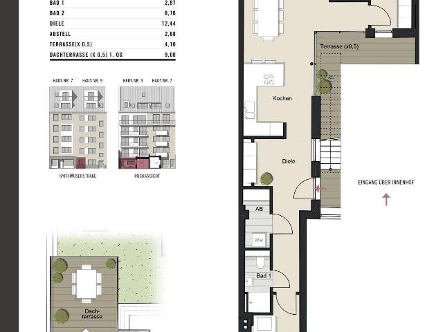 Wohnung zum Kaufen in Köln 739.000,00 EUR 106.36 m²