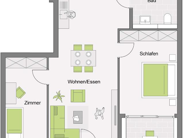 Wohnung zum Kaufen in Köngen 474.200,00 EUR 80.84 m²