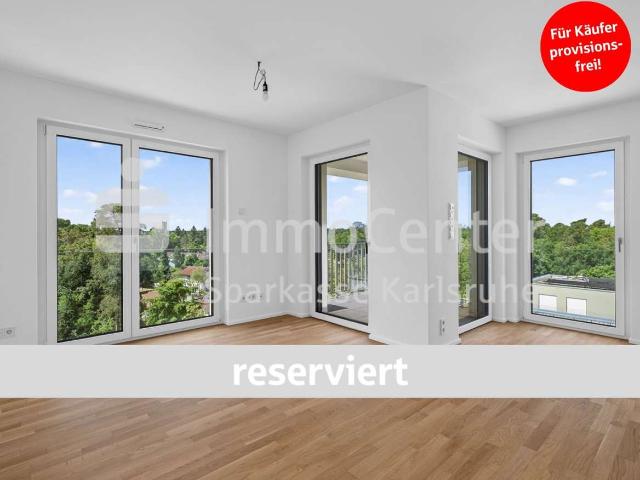 Wohnung zum Kaufen in Karlsruhe Waldstadt 379.500,00 EUR 52.5 m²