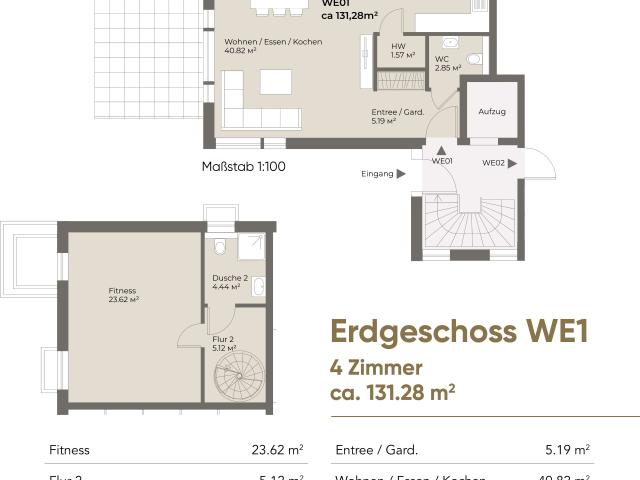 Wohnung zum Kaufen in Kelkheim 899.000,00 EUR 131.28 m²