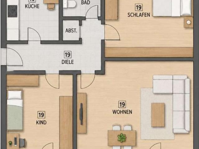 Wohnung zum Kaufen in Heusenstamm 290.000,00 EUR 75 m²