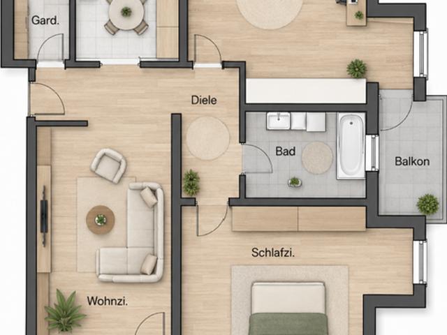 Wohnung zum Kaufen in Hildrizhausen 290.000,00 EUR 86 m²