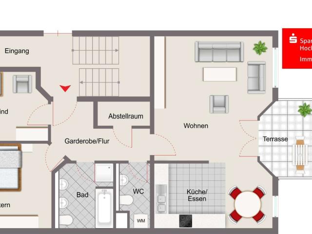 Wohnung zum Kaufen in Jestetten 299.000,00 EUR 80.1 m²
