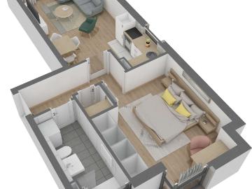 Wohnung zum Kaufen in Offenbach am Main 264.960,00 EUR 46.8 m²