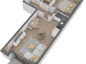 Wohnung zum Kaufen in Offenbach am Main 269.620,00 EUR 45.8 m²