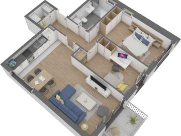 Wohnung zum Kaufen in Offenbach am Main 365.310,00 EUR 66.1 m²