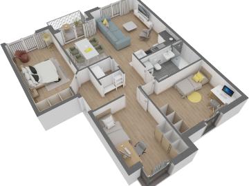 Wohnung zum Kaufen in Offenbach am Main 488.500,00 EUR 91.3 m²