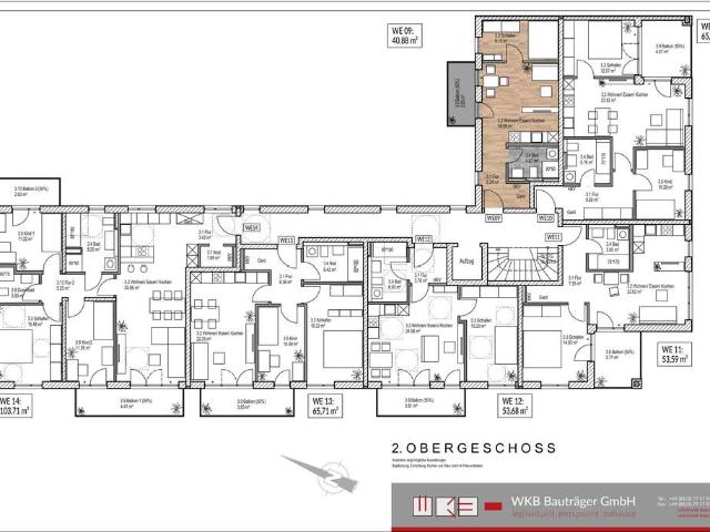 Wohnung zum Kaufen in Ottobrunn 392.000,00 EUR 40.88 m²