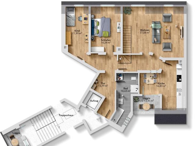 Wohnung zum Kaufen in Leipzig 395.000,00 EUR 126 m²