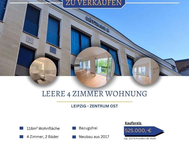 Wohnung zum Kaufen in Leipzig Leipzig Zentrum Ost 525.000,00 EUR 116.28 m²