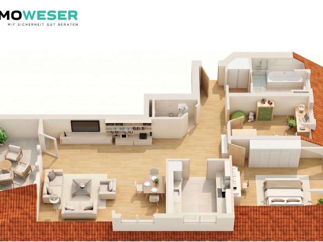 Wohnung zum Kaufen in Lilienthal 265.000,00 EUR 80.1 m²