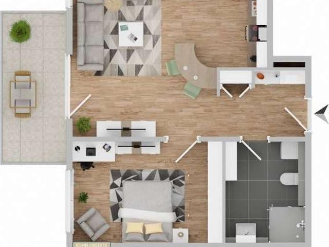 Wohnung zum Kaufen in Ludwigshafen am Rhein 255.000,00 EUR 58 m²