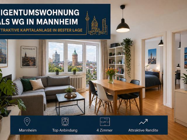 Wohnung zum Kaufen in Mannheim 363.000,00 EUR 73.3 m²