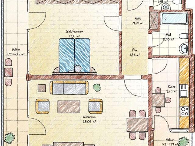 Wohnung zum Kaufen in München 529.000,00 EUR 82.54 m²
