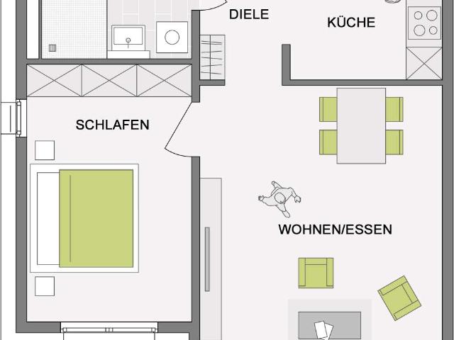 Wohnung zum Kaufen in Murrhardt Fornsbach 301.700,00 EUR 58 m²
