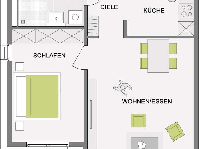 Wohnung zum Kaufen in Murrhardt Fornsbach 329.500,00 EUR 62.3 m²