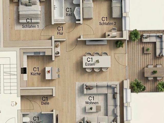 Wohnung zum Kaufen in Neuss 441.000,00 EUR 84.79 m²