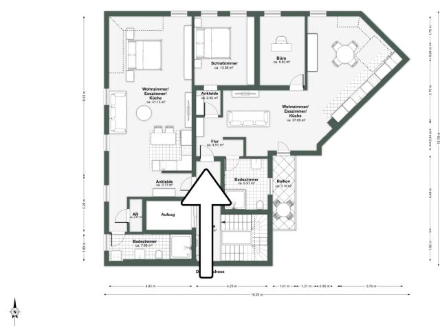 Wohnung zum Kaufen in Nürnberg 449.000,00 EUR 83 m²