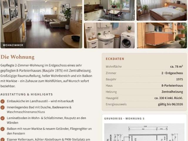 Wohnung zum Kaufen in Schwetzingen 259.000,00 EUR 78 m²