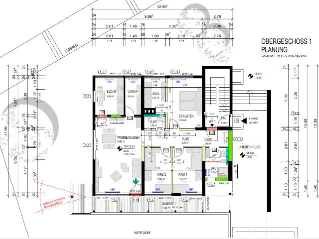 Wohnung zum Kaufen in Siegen 285.000,00 EUR 108.04 m²