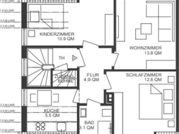 Wohnung zum Kaufen in Stuttgart 258.000,00 EUR 57 m²