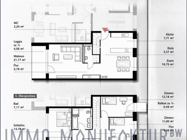 Wohnung zum Kaufen in Stuttgart 749.000,00 EUR 116.44 m²