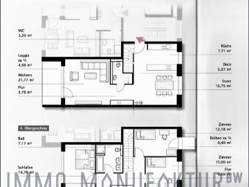 Wohnung zum Kaufen in Stuttgart 749.000,00 EUR 116.44 m²