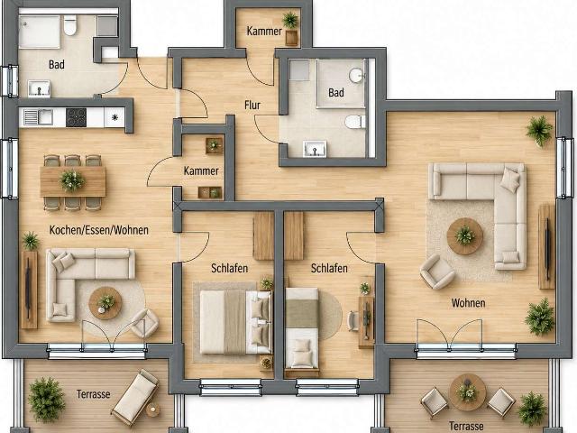 Wohnung zum Kaufen in Stahnsdorf 840.704,45 EUR 141.49 m²