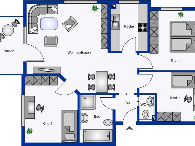 Wohnung zum Kaufen in Sulzbach an der Murr 290.000,00 EUR 86.5 m²