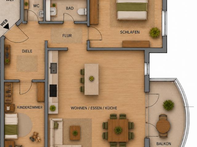 Wohnung zum Kaufen in Potsdam 380.000,00 EUR 64 m²