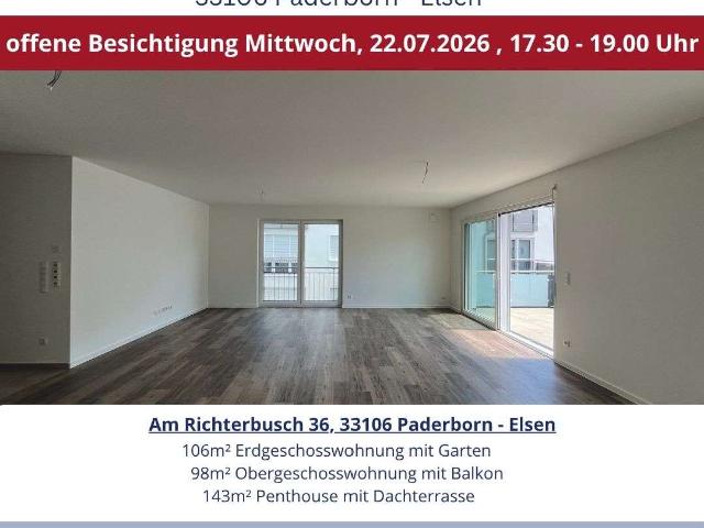 Wohnung zum Kaufen in Paderborn Elsen 499.900,00 EUR 98 m²
