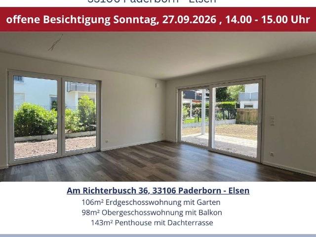 Wohnung zum Kaufen in Paderborn Elsen 591.900,00 EUR 106.4 m²
