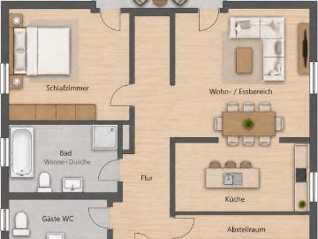 Wohnung zum Kaufen in Rödermark 287.000,00 EUR 73 m²