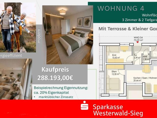 Wohnung zum Kaufen in Ransbach Baumbach 288.193,00 EUR 73.29 m²