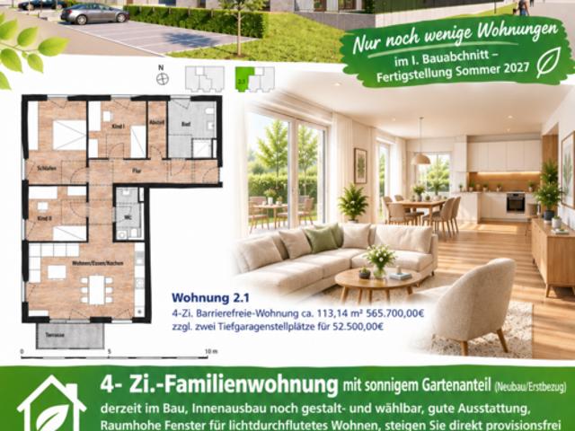 Wohnung zum Kaufen in Reute 565.700,00 EUR 114 m²