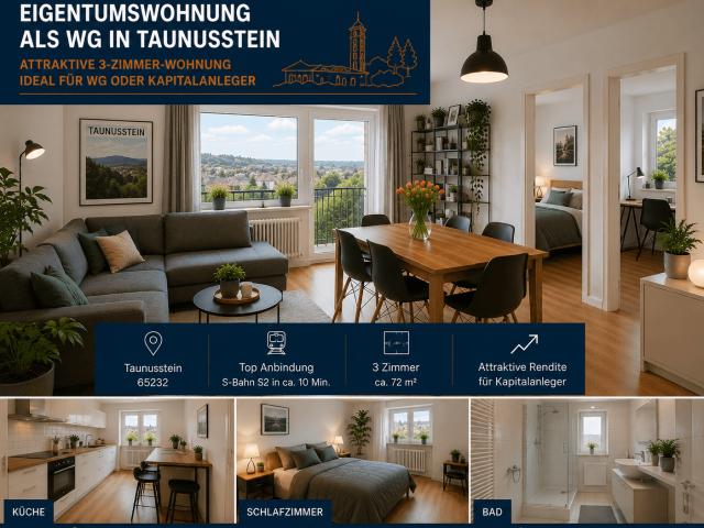 Wohnung zum Kaufen in Taunusstein 285.000,00 EUR 56 m²
