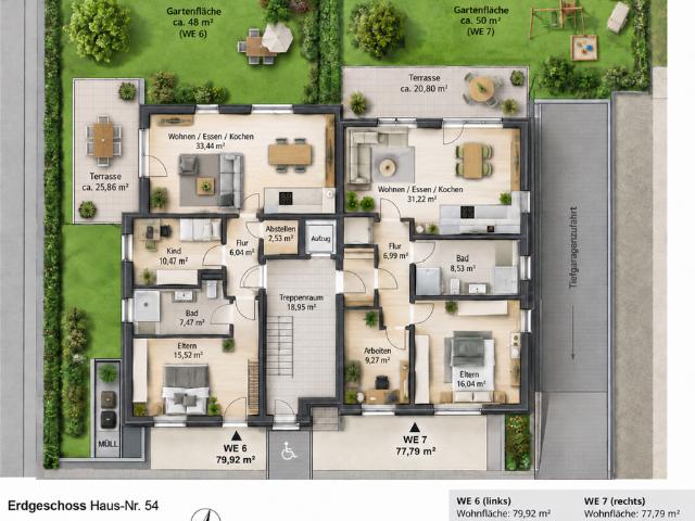 Wohnung zum Kaufen in Viersen 425.000,00 EUR 80 m²