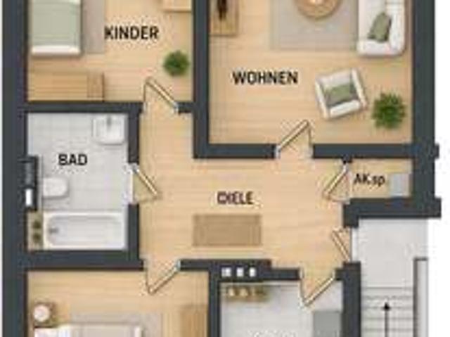 Wohnung zum Mieten in Oberhausen 560,00 € 70 m²