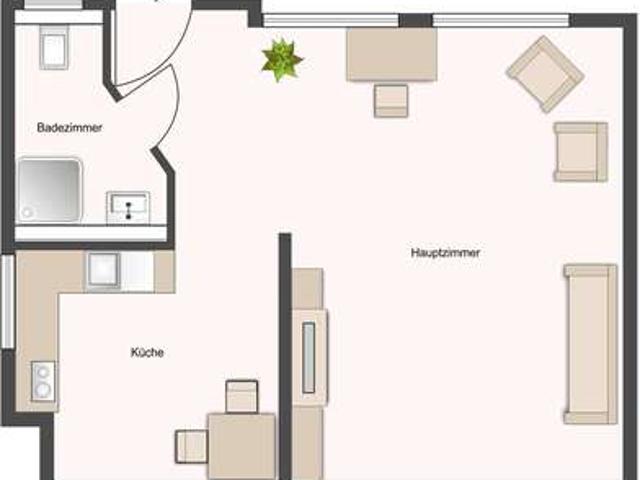 Wohnung zum Mieten in Stuttgart Münster 577,50 € 31 m²