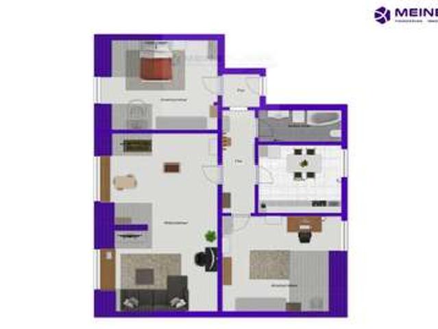 Wohnung zum Mieten in Wuppertal Arrenberg 695,00 € 90 m²