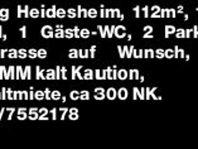 Wohnung 112 m2 Heidesheim