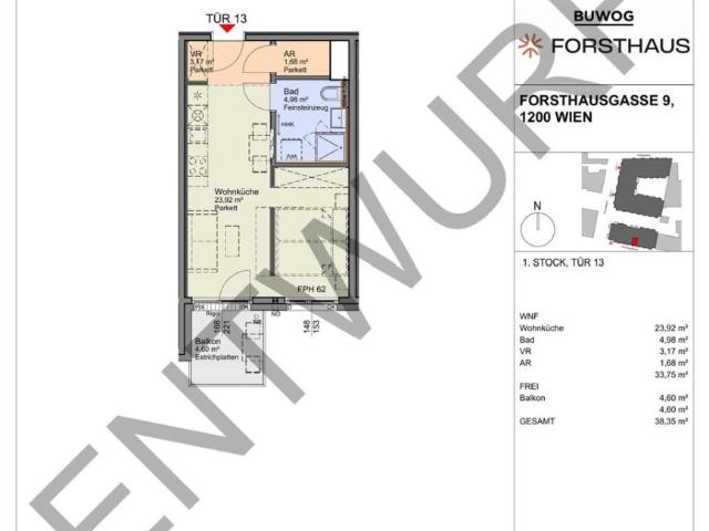 Wohnung 1 Schlafzimmer Zu Verkaufen Wien Wien 204000 ES105328372