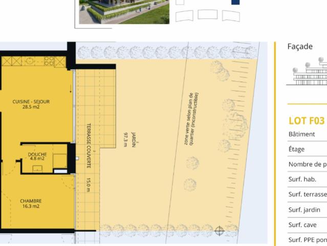 Neue 2,5 Zimmer Wohnung mit Terrasse und Garten