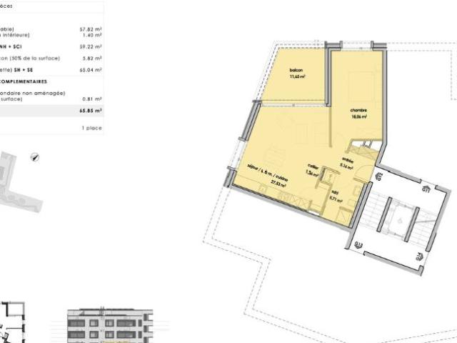 Wohnung 2.5 Zimmer