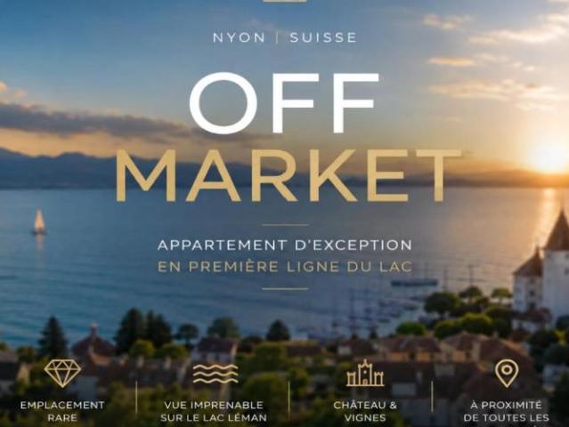 Zum Verkauf in Nyon? Zwischen See und Schloss